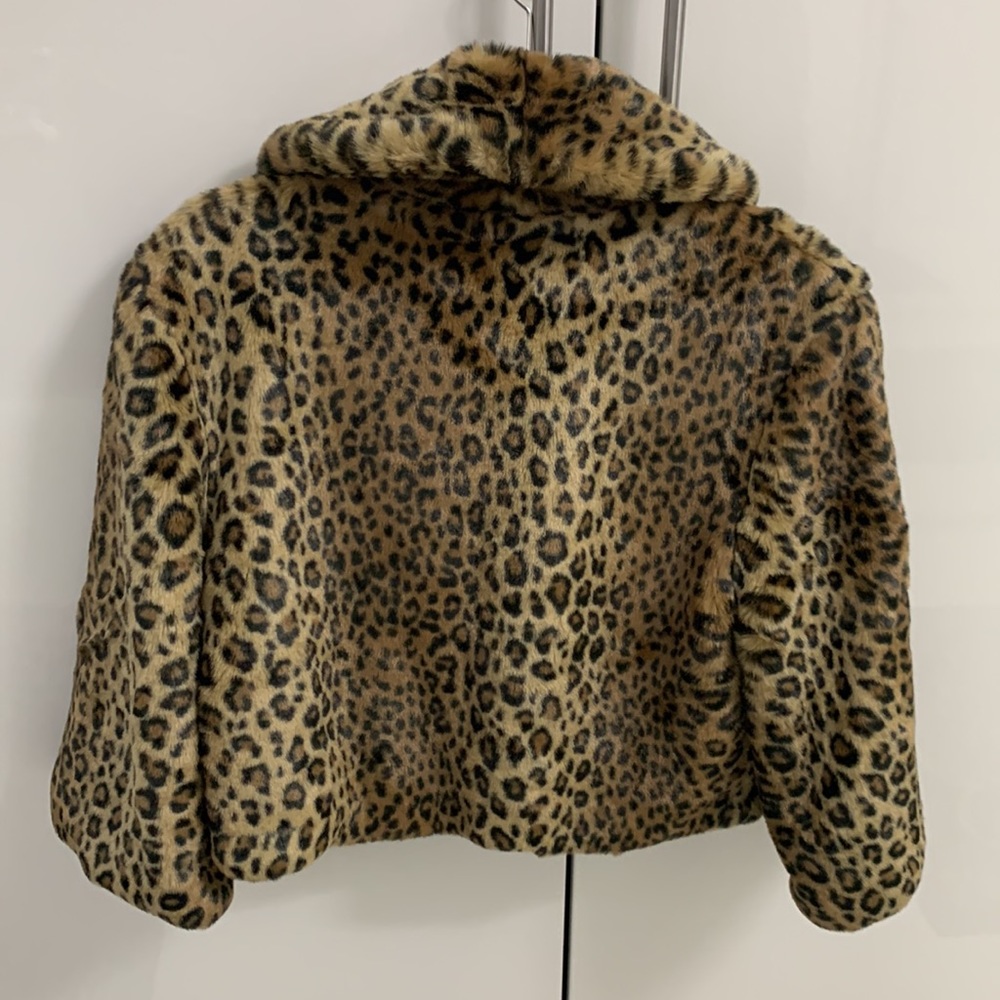 Luii Leopard Faux Fur Jacket size Large - Picture 10 of 17